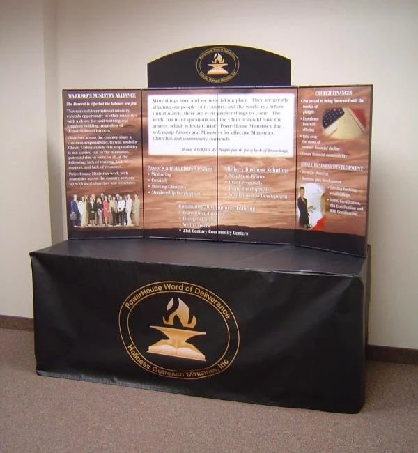 TD009 - Custom Table Top Display for Religious Organizations 