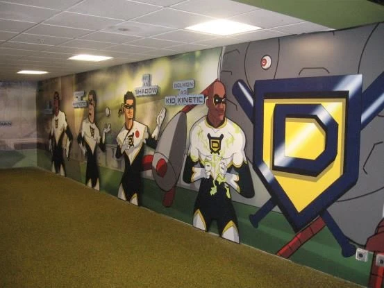 WM001 - Custom Wall Mural for Property Management