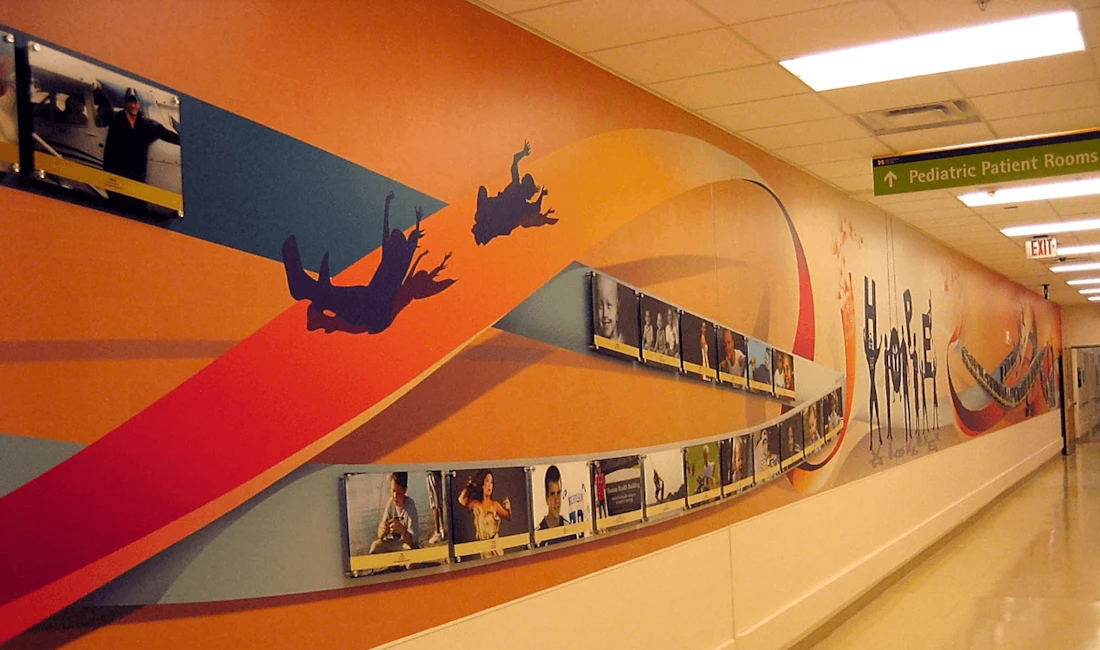 Experiential Graphic Design XGD Hallway