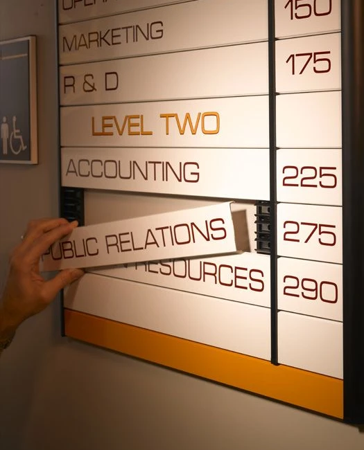 Directory and Wayfinding Signage