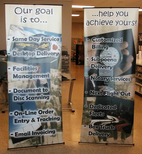 BS011 - Custom Banner Stand for Professional Services