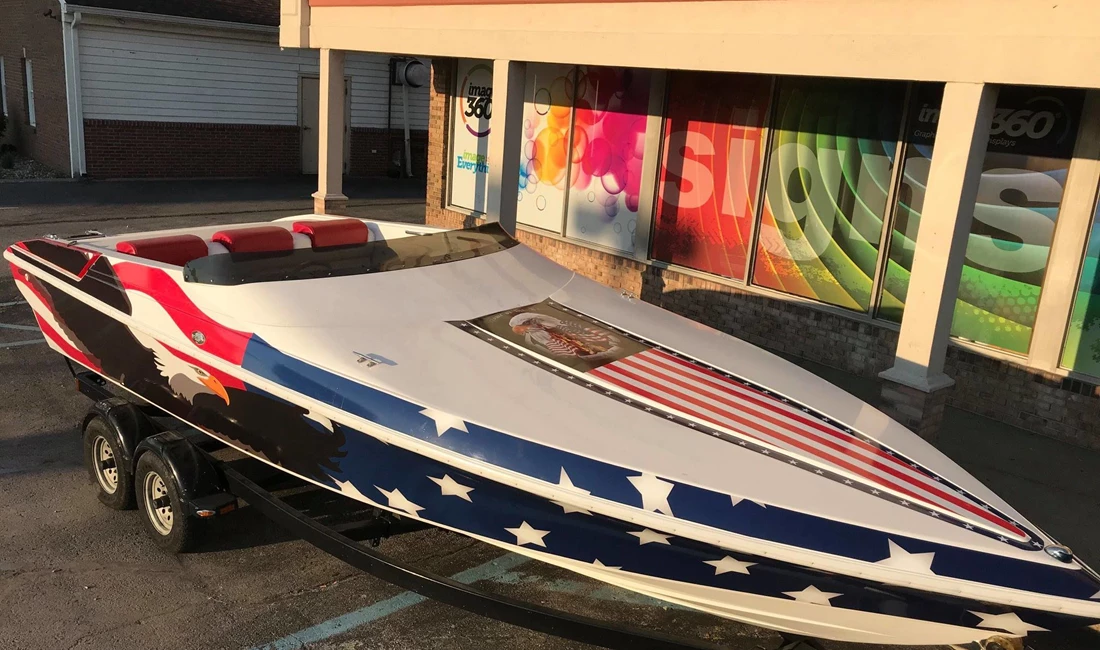 Boat Lettering and Decals in Rochester