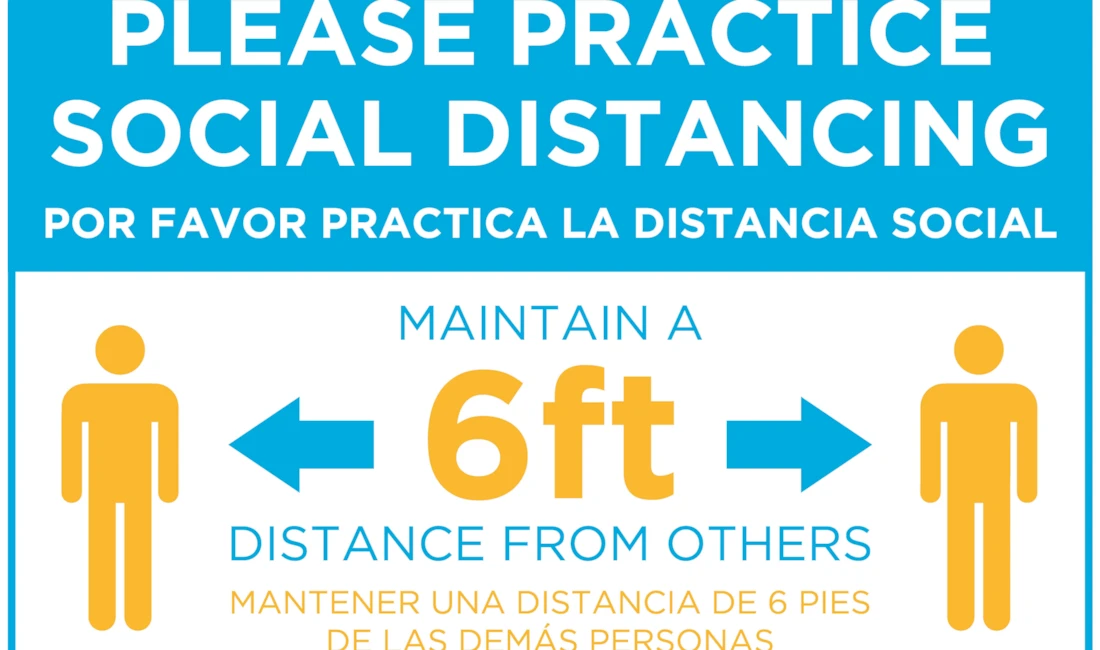 Social Distancing Signs in Rochester