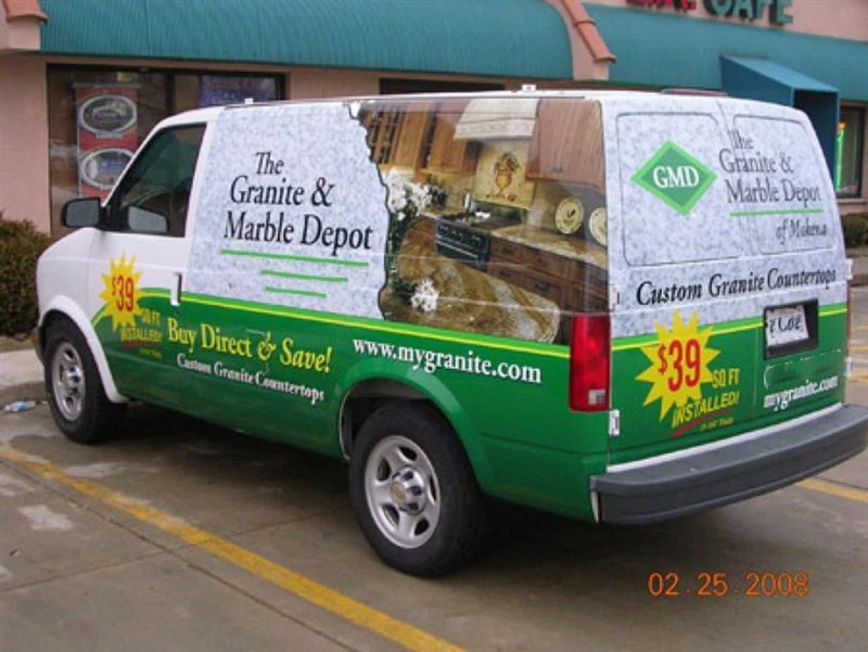 Full color complete digital vehicle wrap