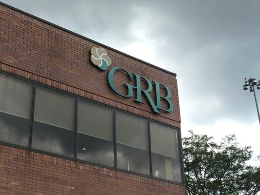 Outdoor company sign Rochester NY