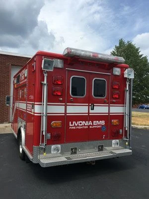 Ambulance vehicle reflective lettering and graphics Henrietta NY