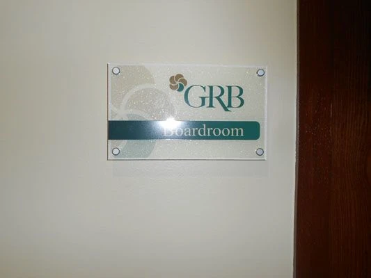 Financial company office signage Rochester NY