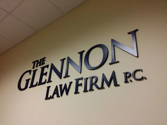 Law firm company logo wall graphic Rochester NY