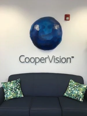 Office Lobby Dimensional logo and company name wall decor Henrietta NY