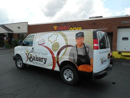 Nonprofit vehicle wrap design and installation Henrietta NY