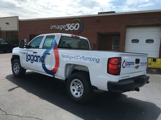 Truck vinyl lettering and design Rochester NY
