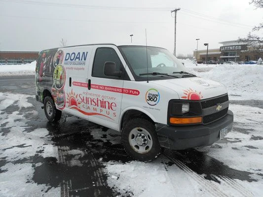 Van vehicle design and graphics Rochester NY