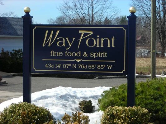 Outside post and panel sign Rochester NY