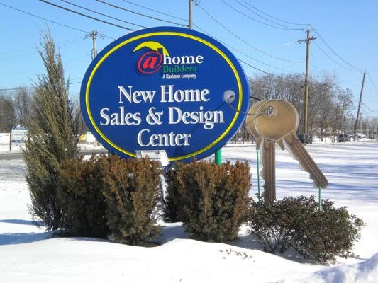 Outside post and panel sign Rochester NY