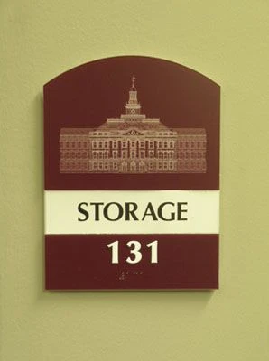 ADA signage custom design room name example Rochester NY
