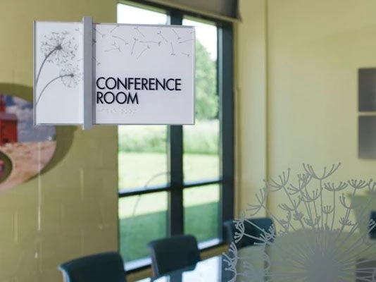 ADA signage Rochester NY conference room sign